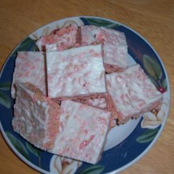 White Chocolate Strawberry Crispy Treats (Microwave)