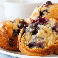 Blueberry Lemon Corn Muffins