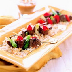 Beef Satay With Peanut Sauce