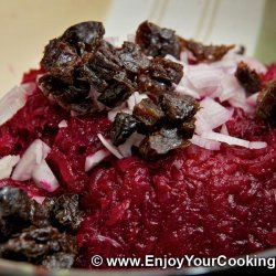 Beet, Walnut, and Prune Salad