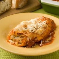 Three Cheese Easy Manicotti