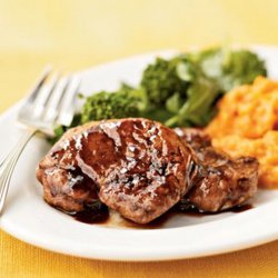 Maple-Balsamic-Glazed Pork Medallions