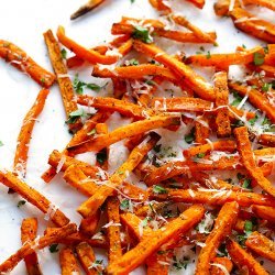 Sweet Potato Fries, Oven Baked