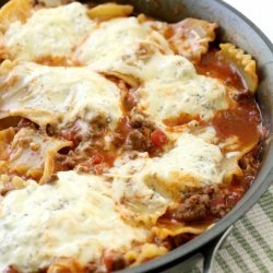 Easy Three-Cheese Lasagna