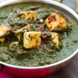 Curried Spinach and Tofu