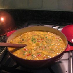 Vegetable and Fruit Curry over Basmati Rice