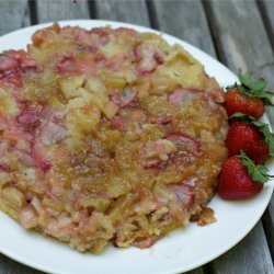 Strawberry-Rhubarb Upside Down Cake