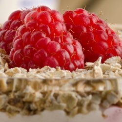 Upside Down Raspberry Cheesecake