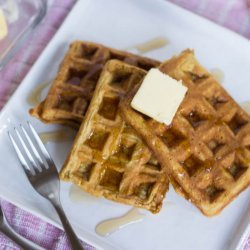 Spiced Pumpkin Waffles