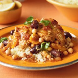 Chicken Tagine With Chickpeas and Mint