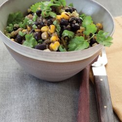 Roasted Corn and Black Bean Chili