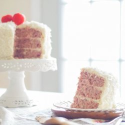 Coconut Strawberry Cake