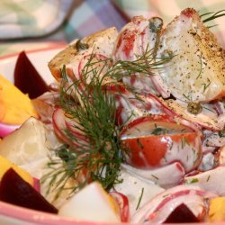 Red Potato Salad With Radishes