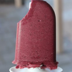 Ice Cream and Mixed Berry Pops