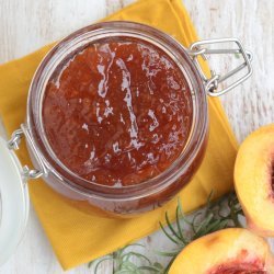 Peach and Rosemary Jam