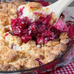 Sour Cherry Cobbler