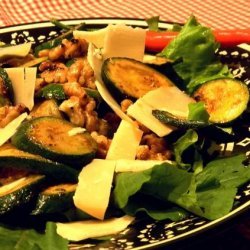 Zucchini, Walnut and Parmesan Salad