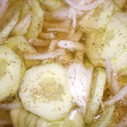 Cucumber Dill Marinated Salad