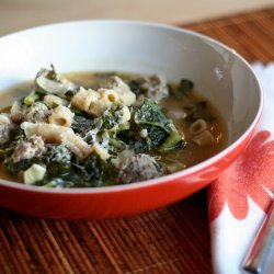 Lamb Meatball and Bean Soup