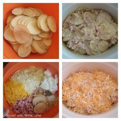 Ham and Cheesy Potato Casserole