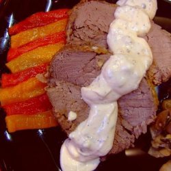 Oven-Roasted Beef Tenderloin With Sour Cream Sauce