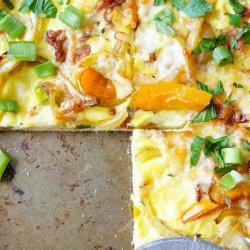 Bacon and Cheese Breakfast Pizza