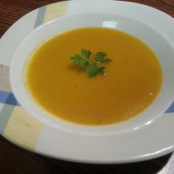 Roasted Butternut Squash and Leek Soup