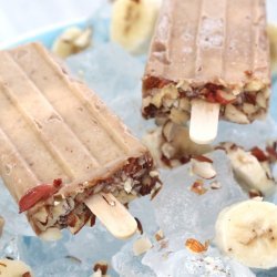 Peanut Butter and Banana Popsicles