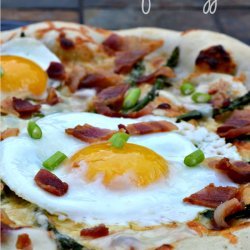 Bacon Egg and Cheese Breakfast Pizza