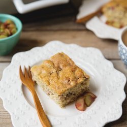 Rhubarb Coffee Cake