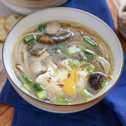 Mushroom Chicken Noodles