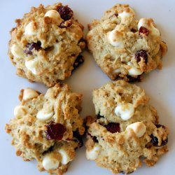 Oatmeal Cranberry White Chocolate Chip Cookies