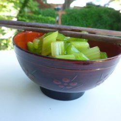 Chinese Cold Celery Slices