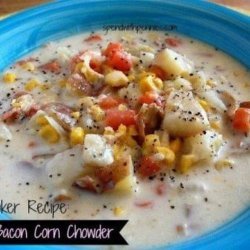 Slow Cooker Bacon Corn Chowder