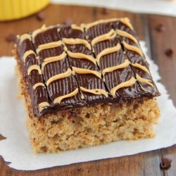 Fudgy Peanut Butter Cake