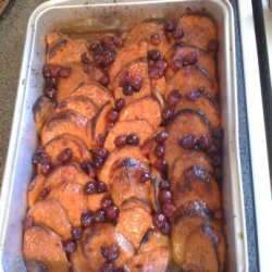 Sweet Potatoes With Cranberries