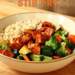 Stir Fried Tofu and Veggies