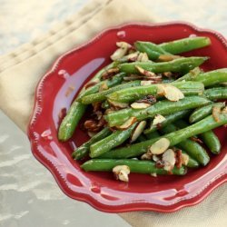Green Beans W/ Bacon and Almonds