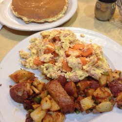 Ham & Sweet Potato Pancakes