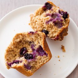 Whole Wheat-Blueberry Muffins