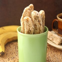 Banana Chocolate Biscotti