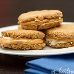 Chocolate Peanut Butter Sandwich Cookies