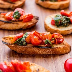 Roasted Tomato Bruschetta