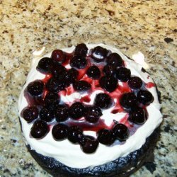 Haunted Black Forest Layer Cake - Martha Stewart Halloween 2007