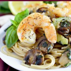 Garlic Shrimp With Mushrooms