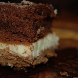 Black and White Layered Brownie Delight