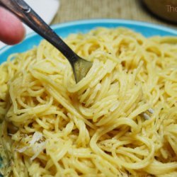 Roasted Garlic Angel Hair