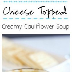 Swiss-Topped Cauliflower Soup