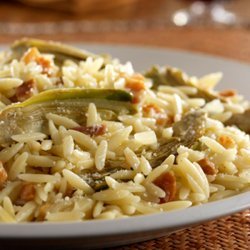 Orzo With Artichokes and Italian Pancetta