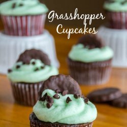 Grasshopper Cupcakes